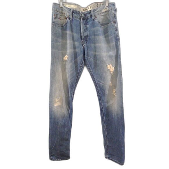 Vintage Tommy Hilfiger Denim Jean 1985 Sid Slim 34x34 - Picture 1 of 15
